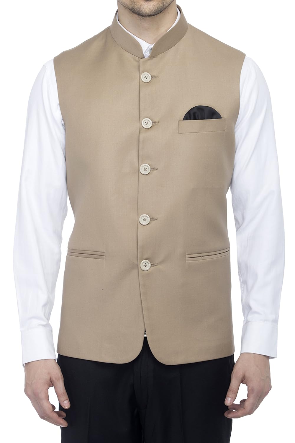 favoroski bandhgala sleeveless modi jackets ethnic men's wear
