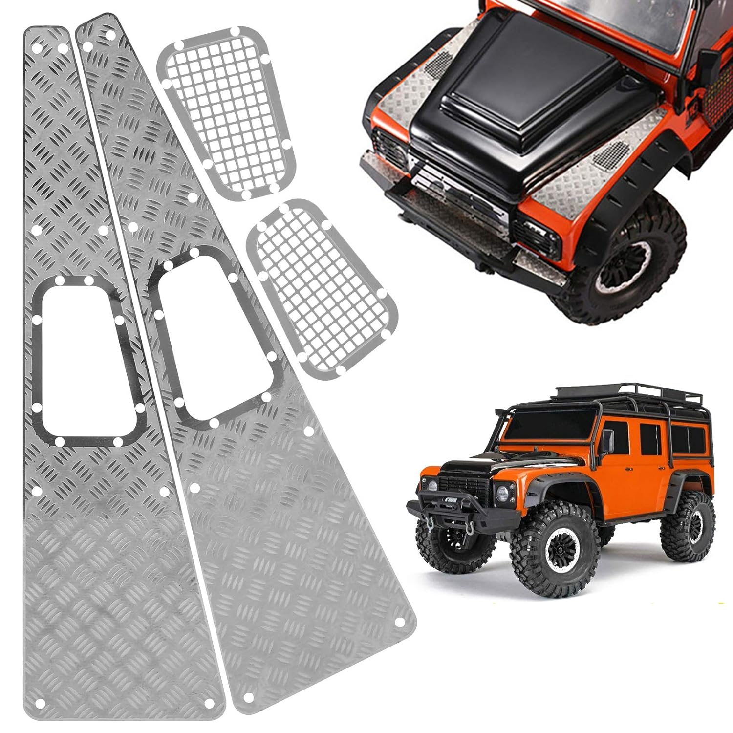 RC Skid Plate Sides, RC Accessory Reliable and Durable Lightweight