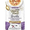 Purina Fancy Feast Lickable Senior Wet Cat Food Broth Topper Classic with Skipjack Tuna and Vegetables - (Pack of 16) 1.4 Oz. Pouches
