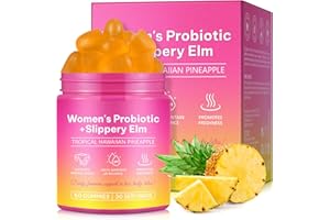 Probiotics Gummies for Women Wellness, Pineapple Flavor, 60 Gummies (1 Pack)