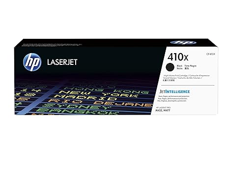 HP 410X (CF410X) Schwarz Original Toner mit hoher Reichweite für HP Color Laserjet Pro M452, HP Color Laserjet Pro M477