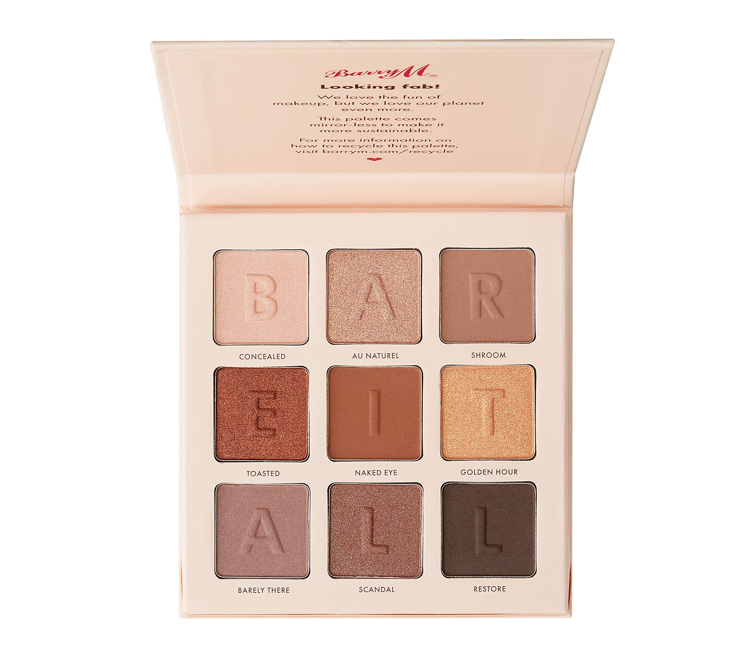 Barry M Cosmetics Bare It All Natural Eyeshadow Palette