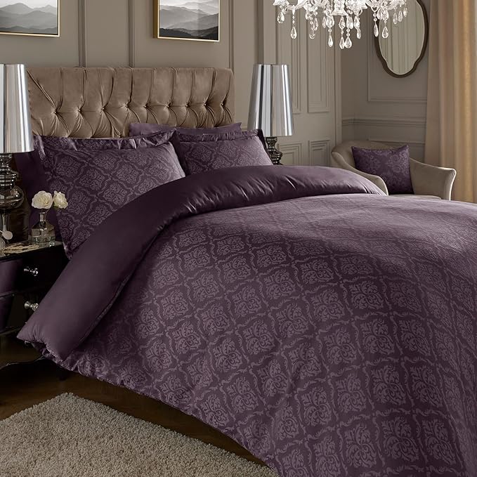 ASAB Double Duvet Cover Set With Oxford Pillow Cases Jacquard 600
