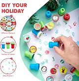 JOYIN 25 Christmas Rubber Stamps Kids Assorted Stampers Party Favor Stocking view 3