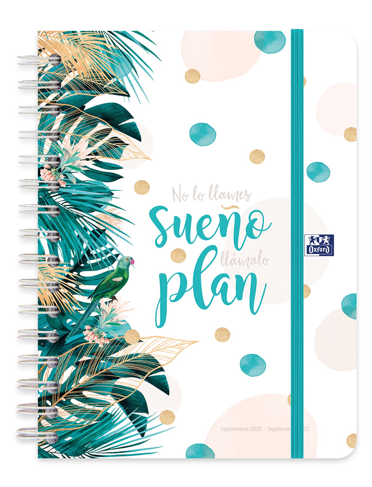 Oxford, Dream 2021 2022 Day Per Page Diary A5 15 x 21 cm