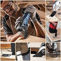CONNOO 50 Pack Oscillating Saw Blades, Multitool