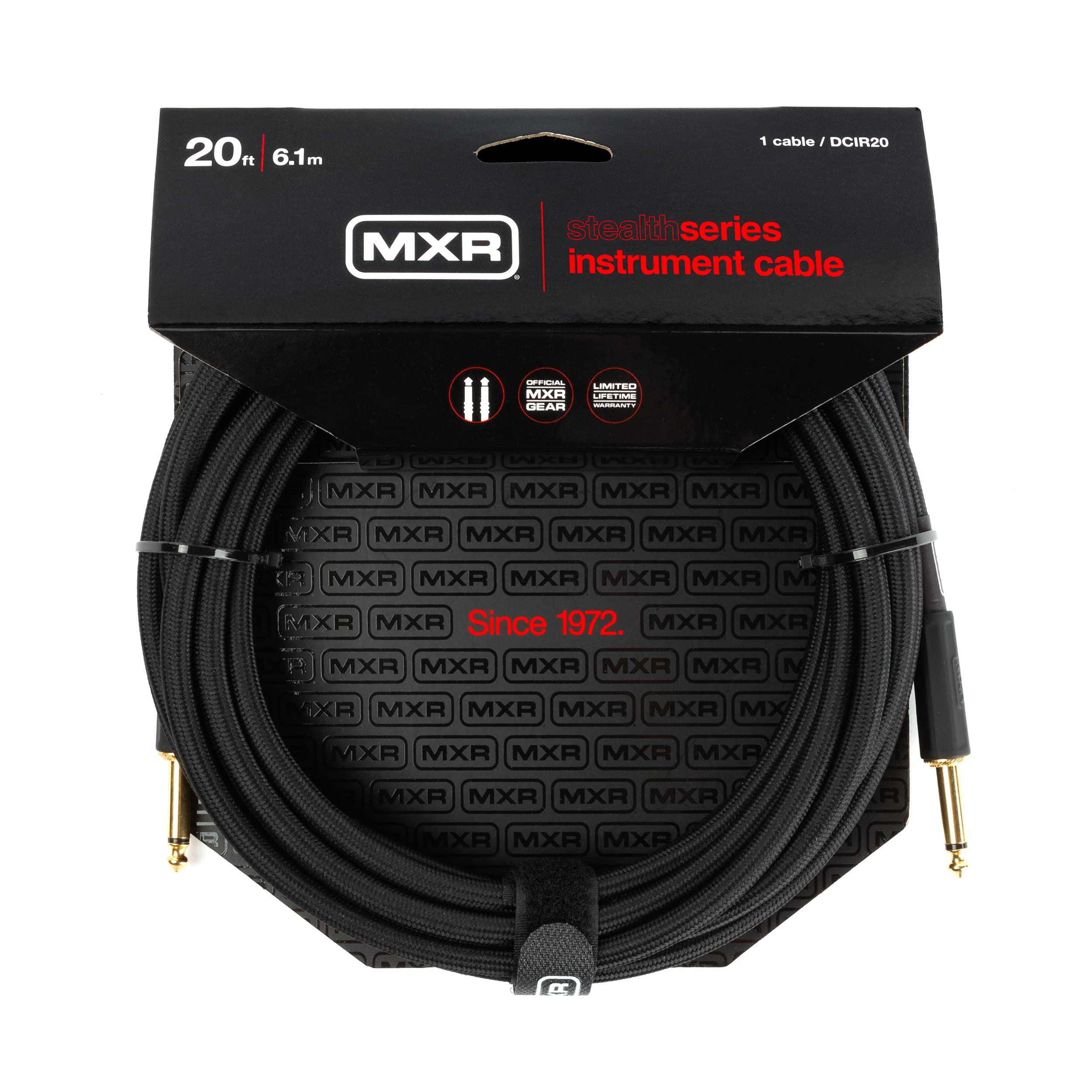 MXR DCIR20 Cable - 20ft - 6.1m - Stealth Instrument Cable