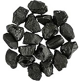 CRYSTALINES (10pcs AAA Grade Natural Raw Black Spinel Gemstones, Wholesale Rough Stones, Bulk Loose Supplies, DIY Craft-Jewelry Making, Healing Crystals, August Birthstone, Gem Collection