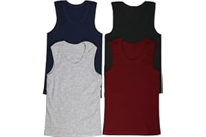 ToBeInStyle Boy's Pack of 4 Tank Tops