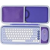 Lebakort Storage Case Compatible with Logitech POP ICON Combo Keyboard and Mouse Combo (Lilac Case)