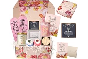 SONG'S GIFT Mothers Day & Birthday Gift Baskets for Mom from Daughters Sons Kids, Gift Basket for Grandma Nana Mother in Law Women, Gifts Set for Wife from Husband,