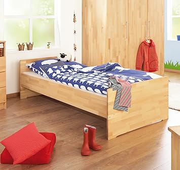 Bett Jugendbett Natura Mit R Lattenost Matratzenmasse 200 X 90 Cm Von Pinolino Amazon De Baby