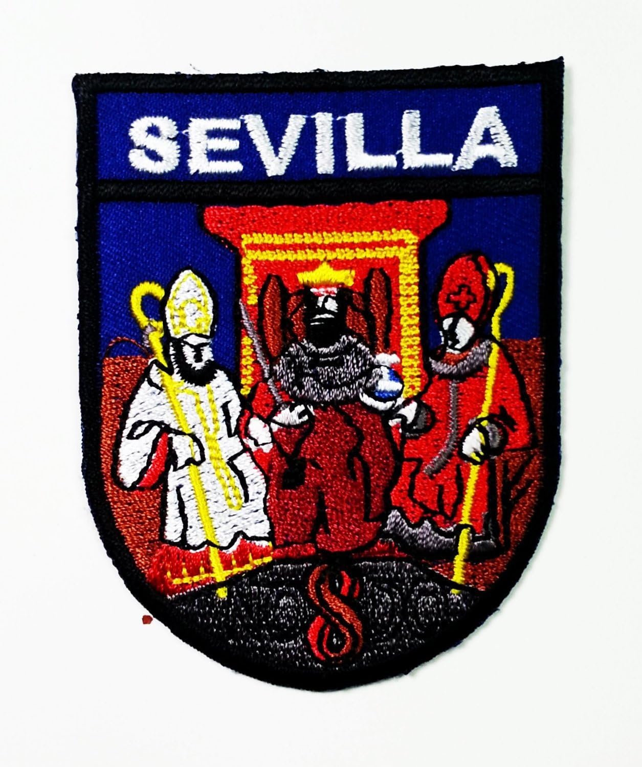 Sevilla Badge : Sevilla Seville Spain Flag Embroidered Patch Badge