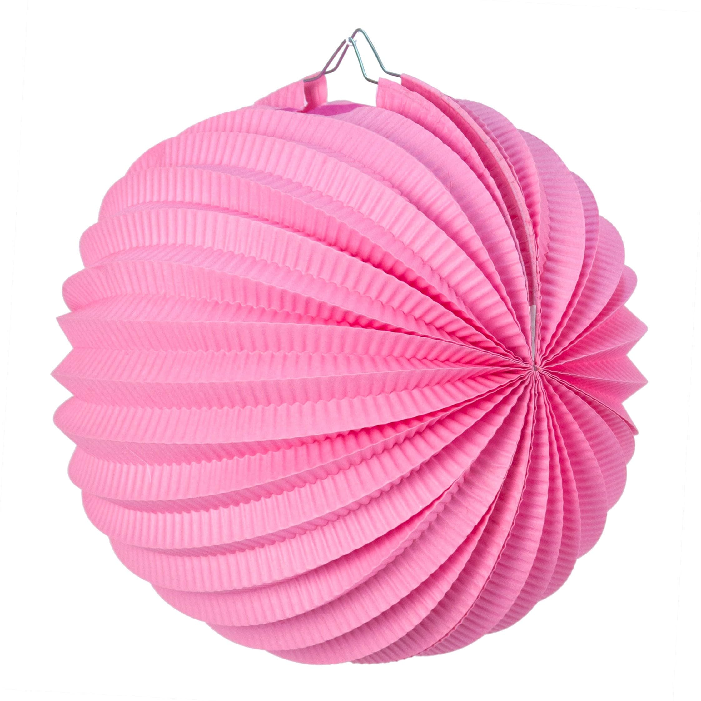 Tim & Puce 50220M Round Lanterns, Pink, 20 cm