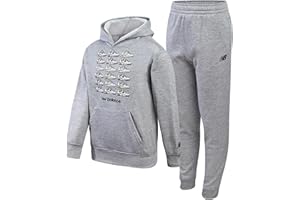 New Balance Boys Tracksuit Set - 2 Piece Classic Hoodie Sweatshirt and Boys Jogger Sweatpants with Pockets (Sizes: 8-16)