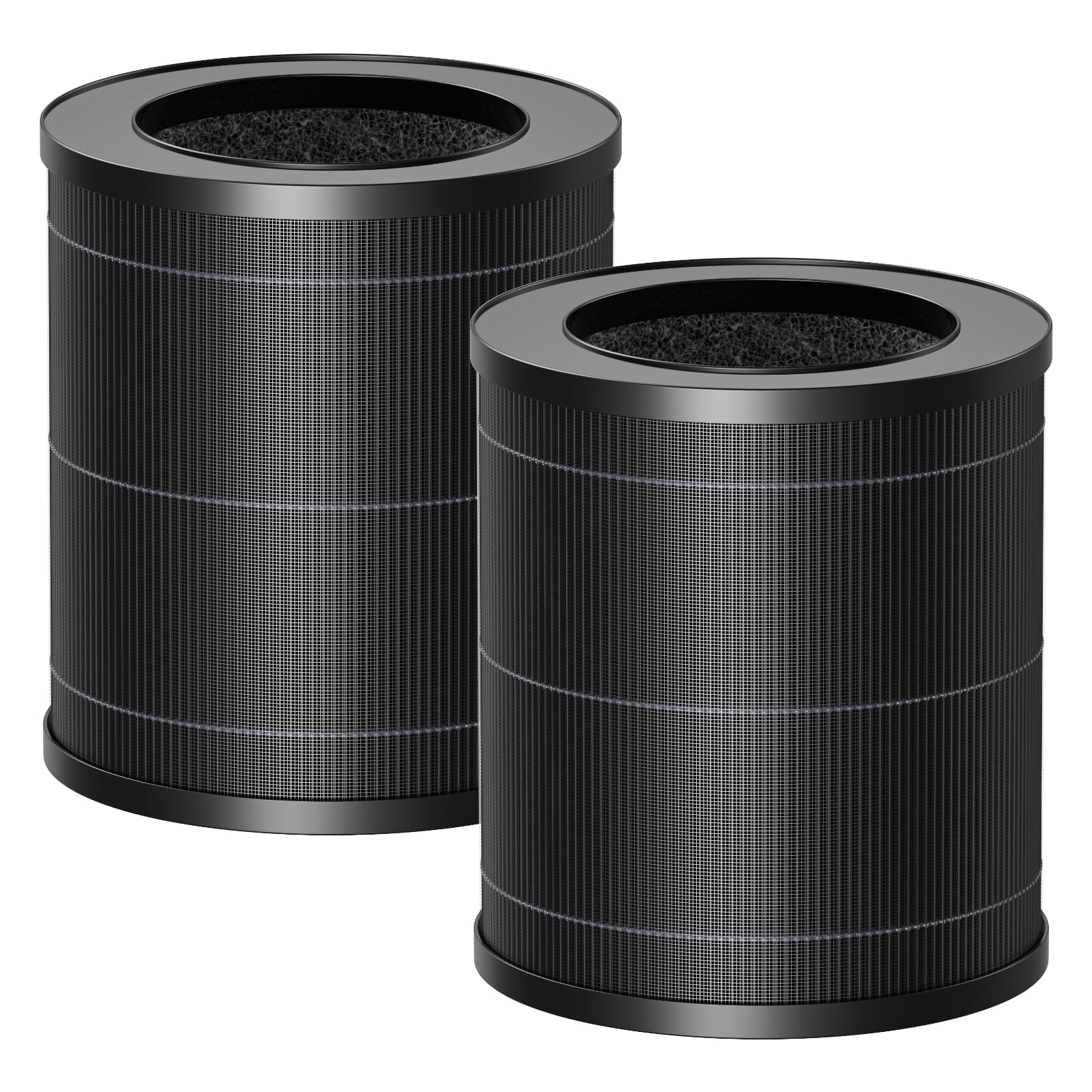 Photo 1 of 2 Pack MR2566 Filter Compatible with MERONTE & MORENTO MR2566 Air Purifier, 3-in-1 HEPA Activated Carbon Pre-Filter, Basic Version