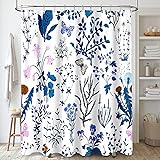 MAYZUS Extra Long Shower Curtain 72 x 84 Inch, Tall