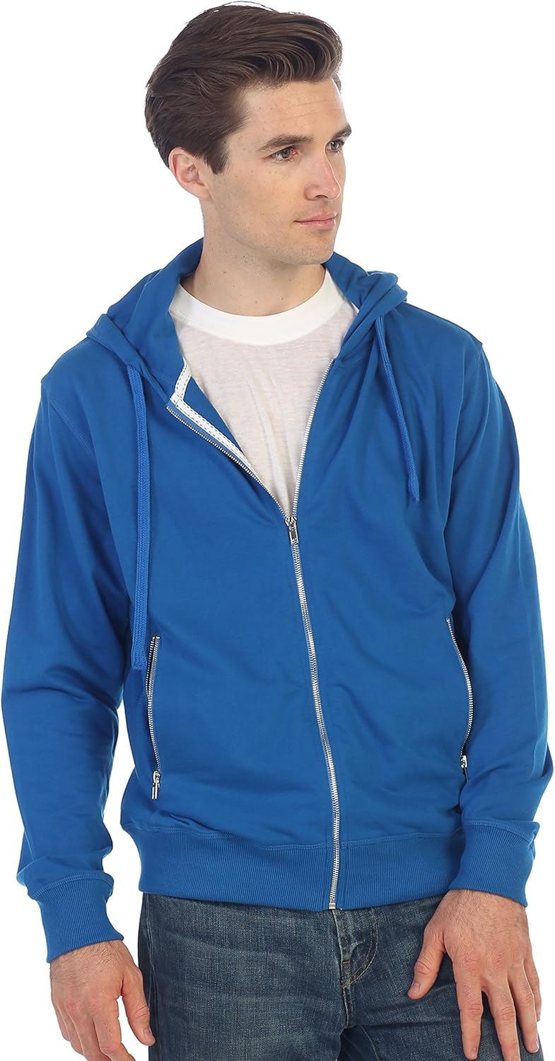 zip up hoodie with inside pocket
