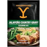 Yellowstone Jalapeno Country Gravy Seasoning Mix, 2.82 oz (80g)