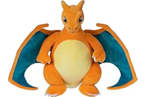 JAZWARES Pokemon Charizard Plush - 12-Inch Soft Plush with Authentic Details
