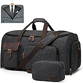 S-ZONE Garment Bags for Travel Convertible Garment Duffle Bags for Travel Suit Carry on Luggage for Men Hanging Suitcase