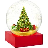 CoolSnowGlobes Holiday Tree Snow Globe