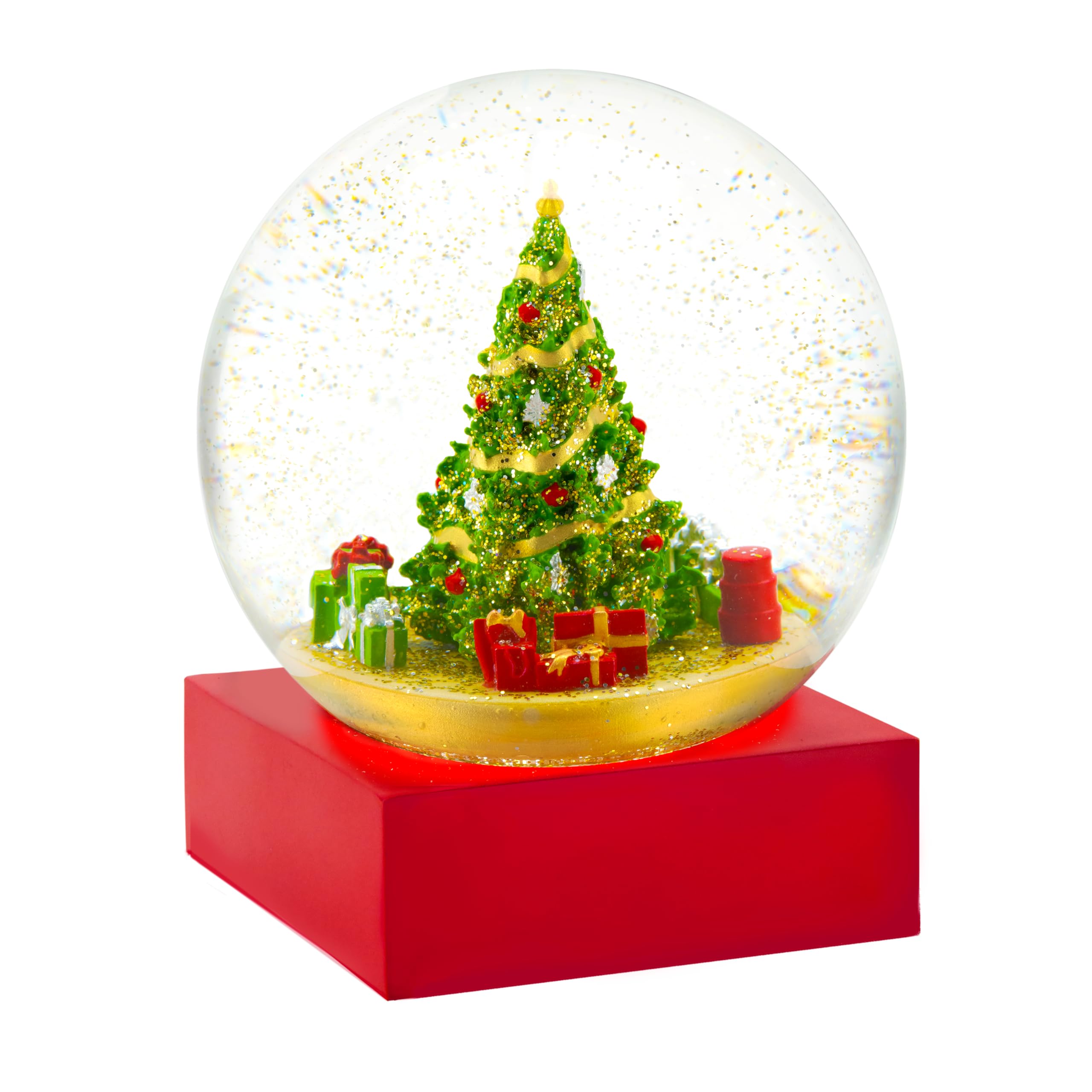 CoolSnowGlobes CS356-GIVR Holiday Tree Snow Globe Multicolour