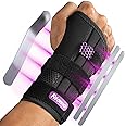 Fitomo Carpal Tunnel Wrist Brace Night Support with 3 Metal Splints for Sleeping and Soft Thumb Opening, Adjustable Wrist Support Hand Brace for Tendonitis Arthritis Sprains, 1 Unit, Right Hand