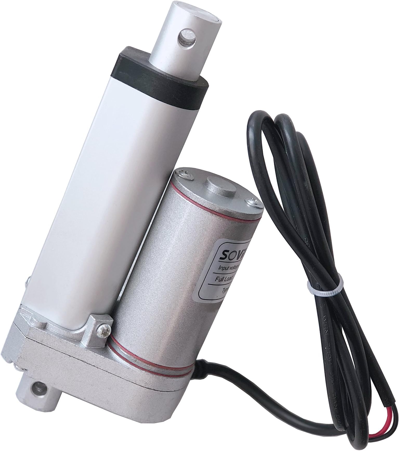 SOViK 12V DC 2 inch Stroke Linear Actuator Heavy Duty 750N 165lbs Maximum Lift