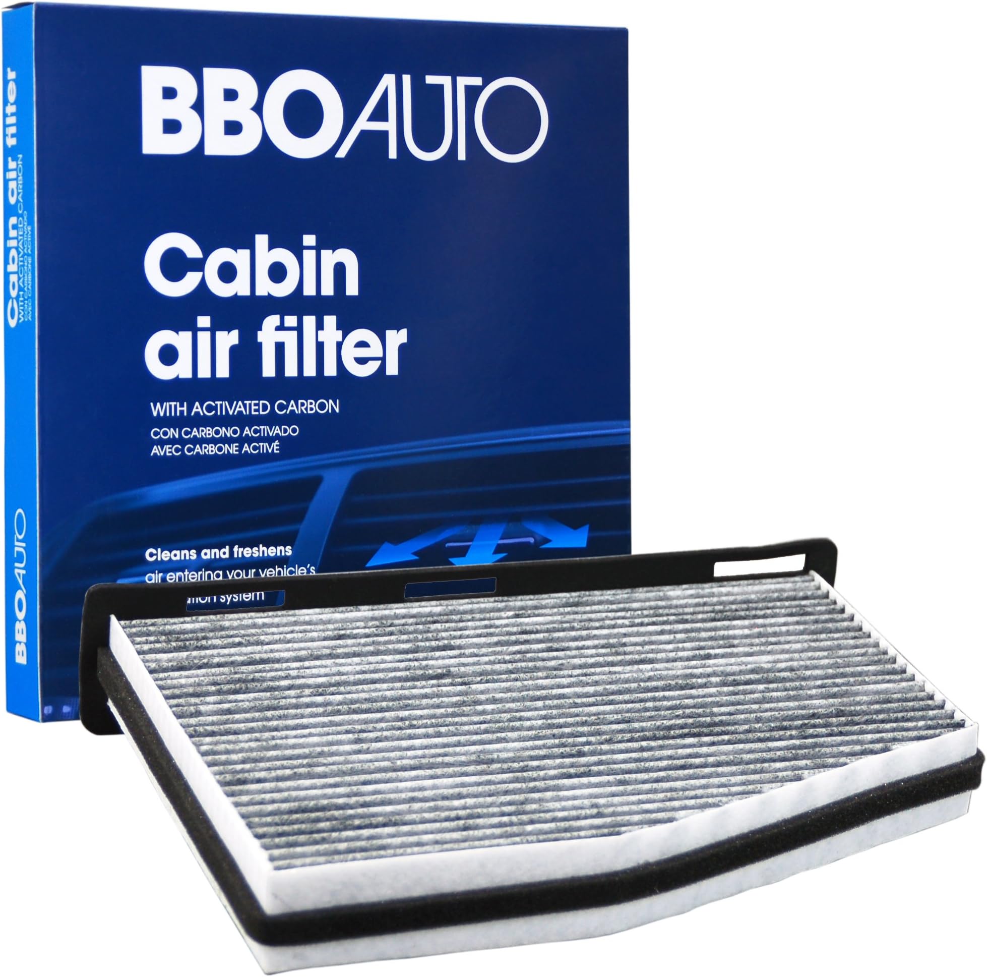 BBO AUTO BCF10373 Premium Cabin Air Filter with Active Carbon Media – Fits Audi A3, TT | Volkswagen (CUK2939 and CF10373 REPLACEMENT)