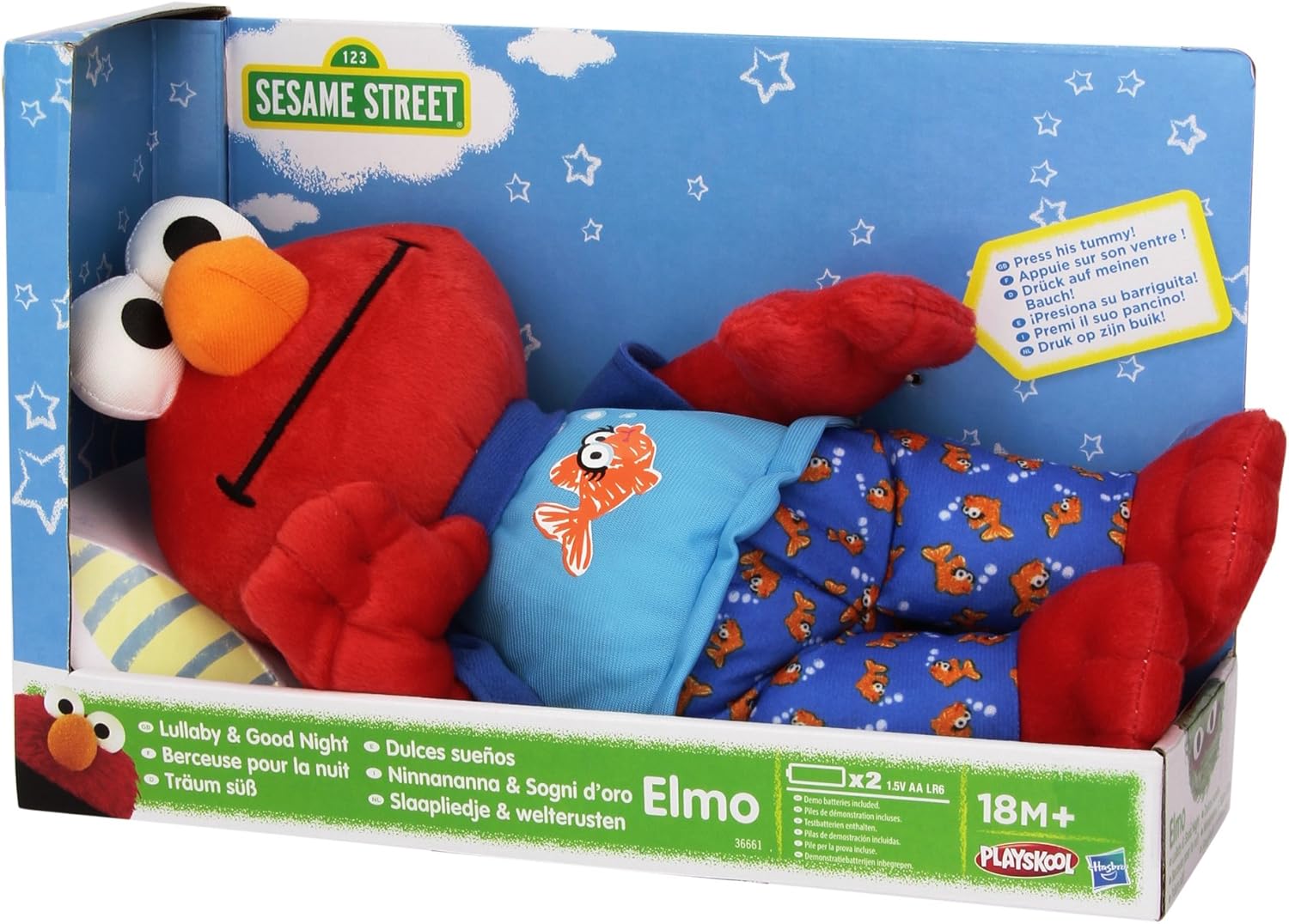 sleeping elmo toy