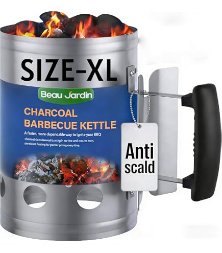 Amazon.com : BBQGuys Signature Chimney Starter - Heavy Duty