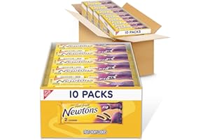 FIG NEWTONS Newtons Fig Bars, Soft Fruit Chewy Cookies, 40 Snack Packs (2 Cookies Per Pack, 4 Boxes)