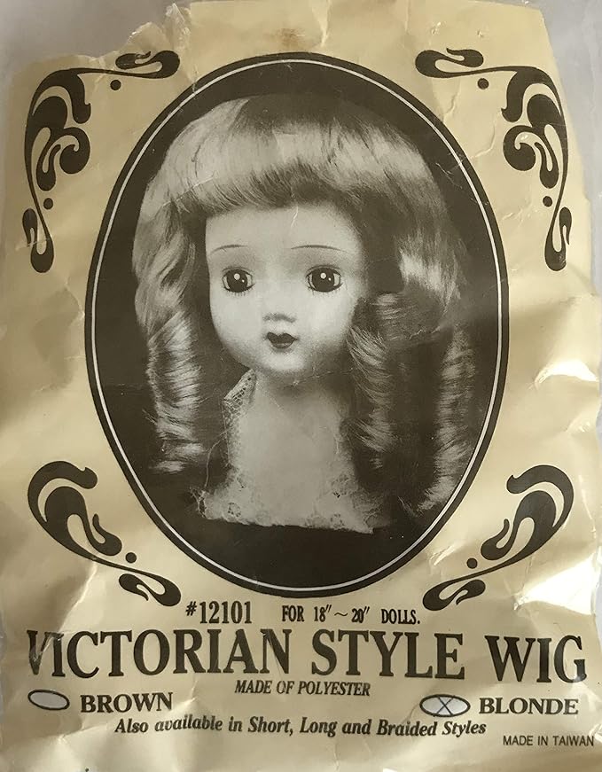 Amazon Com Pack Of 1 Victorian Style Doll Hair Wig Color Blonde