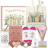 JIABOLANG 15 Pcs Book Lover Gifts for Women Gifts for Book Lovers Gift Basket Bookish Gift for Readers Bookworms Graduates Teachers Librarians Reading Accessories Set Club Gift