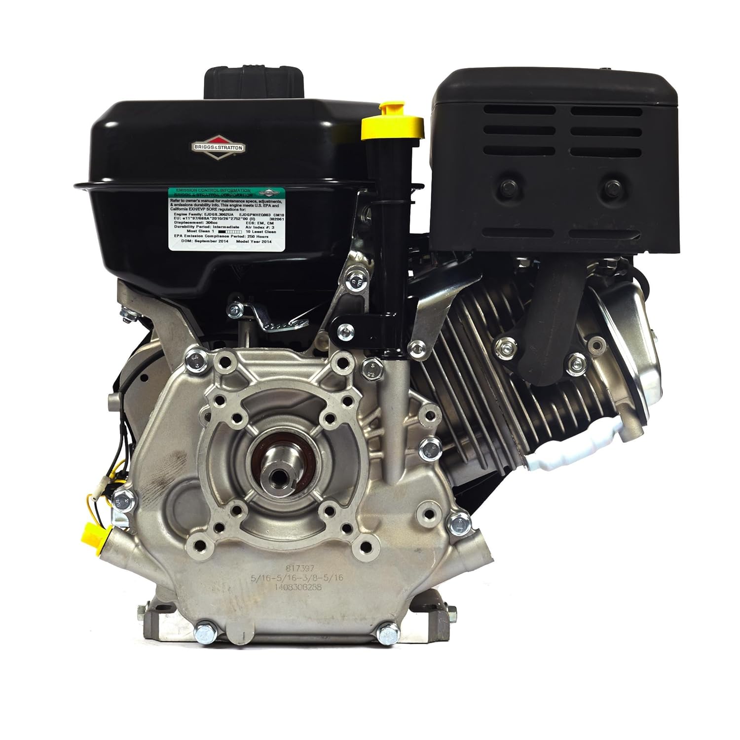 Amazon.com: Briggs and Stratton 19N132-0035-F1 306cc 14.50 Gross Torque  Crankshaft, 1" x 3-31/64": Garden & Outdoor