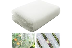 Alpurple Insect Bird Barrier Netting Mesh- 20 x 10 Feet Garden Bug Netting Plant Cover for Protect Plant Fruits Flower from Insect Bird Eating