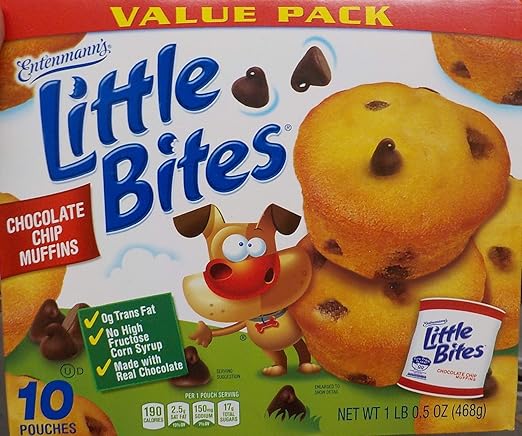 Entenmann S Little Bites Chocolate Chip Muffins 10 Ct Amazon Com Grocery Gourmet Food