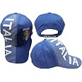 US/Italia Flags Embroidered Baseball Cap – Colorful Italian Pride Hat, Adjustable Velcro, Unisex Cotton Twill