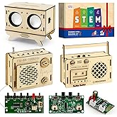 3-in-1 STEM Kit for Kids: Build a Radio, Recorder & Bluetooth Speaker – Fun DIY Electronics Project for Teens, Toy Set Gifts for Boy Girl