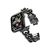 ALAMHI Compatible Apple Watch Band Black 42mm 44mm