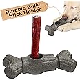 KADTC Dog Bully Stick Holder Safety Device Durable Tough Chew-Proof Toy for Medium/Large Aggressive Chewers Extra-Large Breeds Boredom Crate Training Toys Interactive Teething Indoor/Outdoor