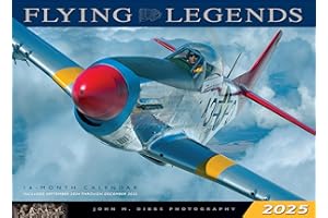 Flying Legends 2025: 16-Month Calendar: September 2024 to December 2025