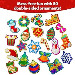 Skillmatics Foil Fun - Christmas Ornaments, Mess