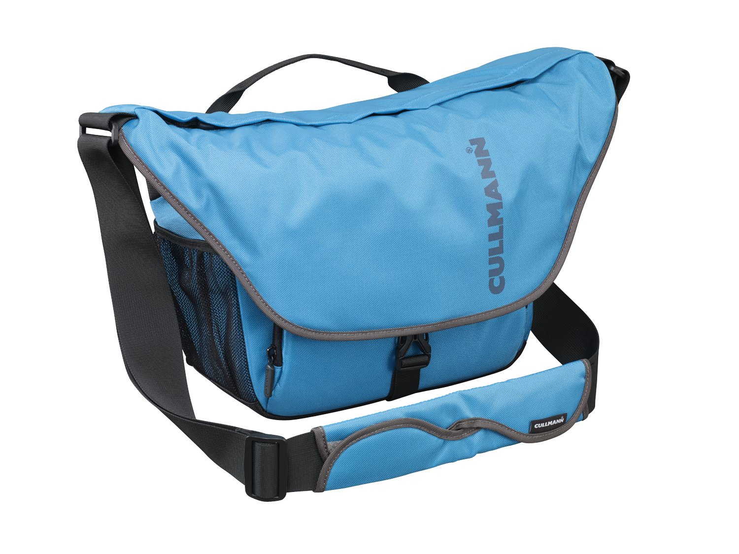 Cullmann - 98317 - MADRID Sports Maxima 325+ cyan / grey Camera and Accessory Messenger bag for compact CSC DSLR with attached zoom lens or camcorder - Inner Dimension: 280x200x110mm