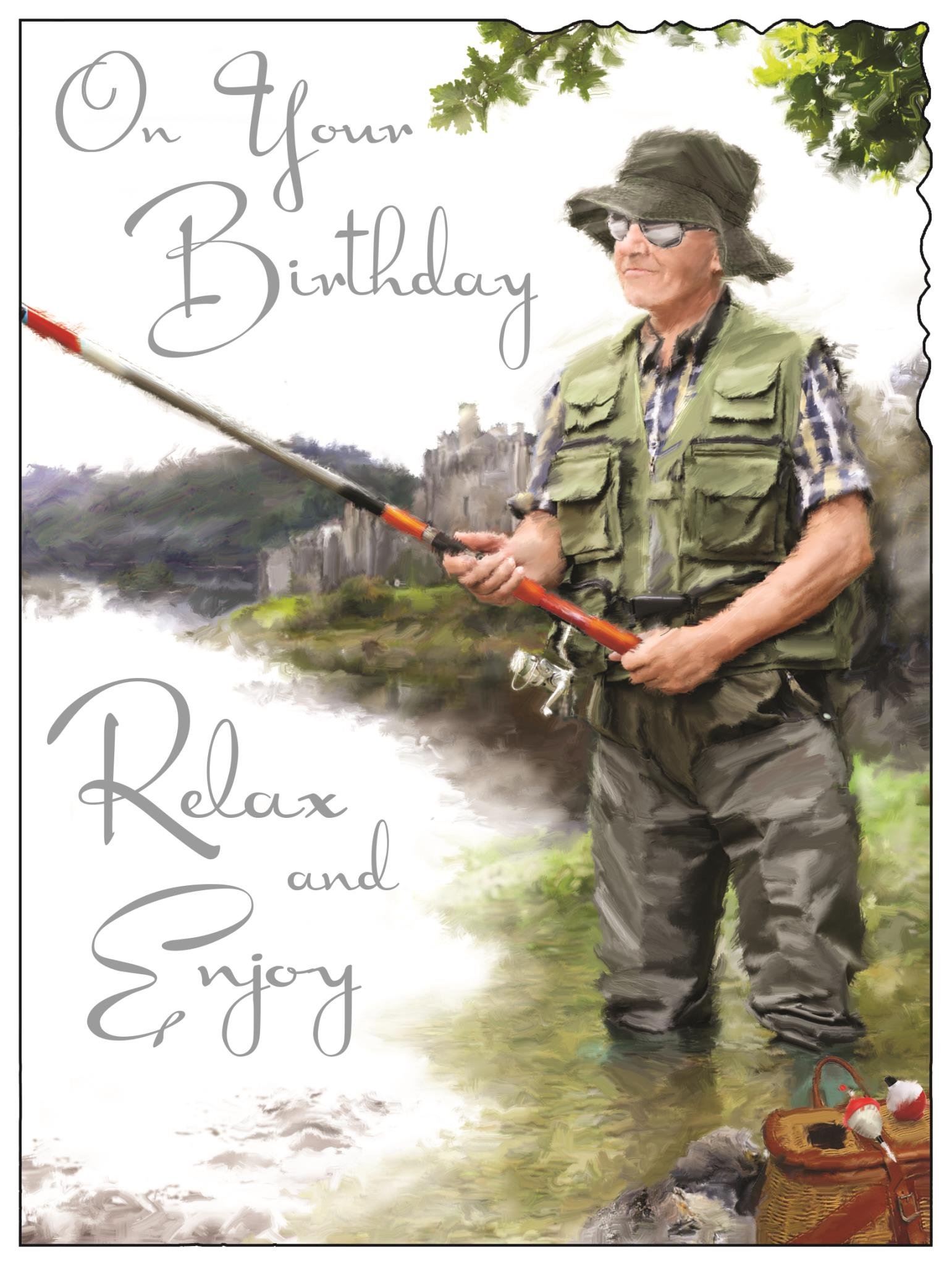 On Your Birthday - Relax and Enjoy - Card.