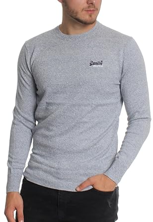 Superdry Pullover Men ORANGE Label Crew Egret