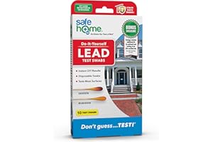 Safe Home® Lead Combo Test Kit – 10 DIY Swabs + Optional Testing at our EPA Certified Lab – Detect Lead on Solid Surfaces – USA Made for Homeowners & Contractors – (1 Pack)
