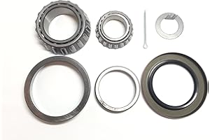 WPS WESTERN POWER SPORTS WPS Trailer Hub Wheel Bearing Kit 25580 LM67048 with Grease Seal 10-36 (Or 10-10) for 5200-6000 lb. EZ Lube Axles