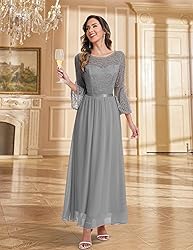 Wedtrend Women's Bridesmaid Dresses, 3/4 Flared